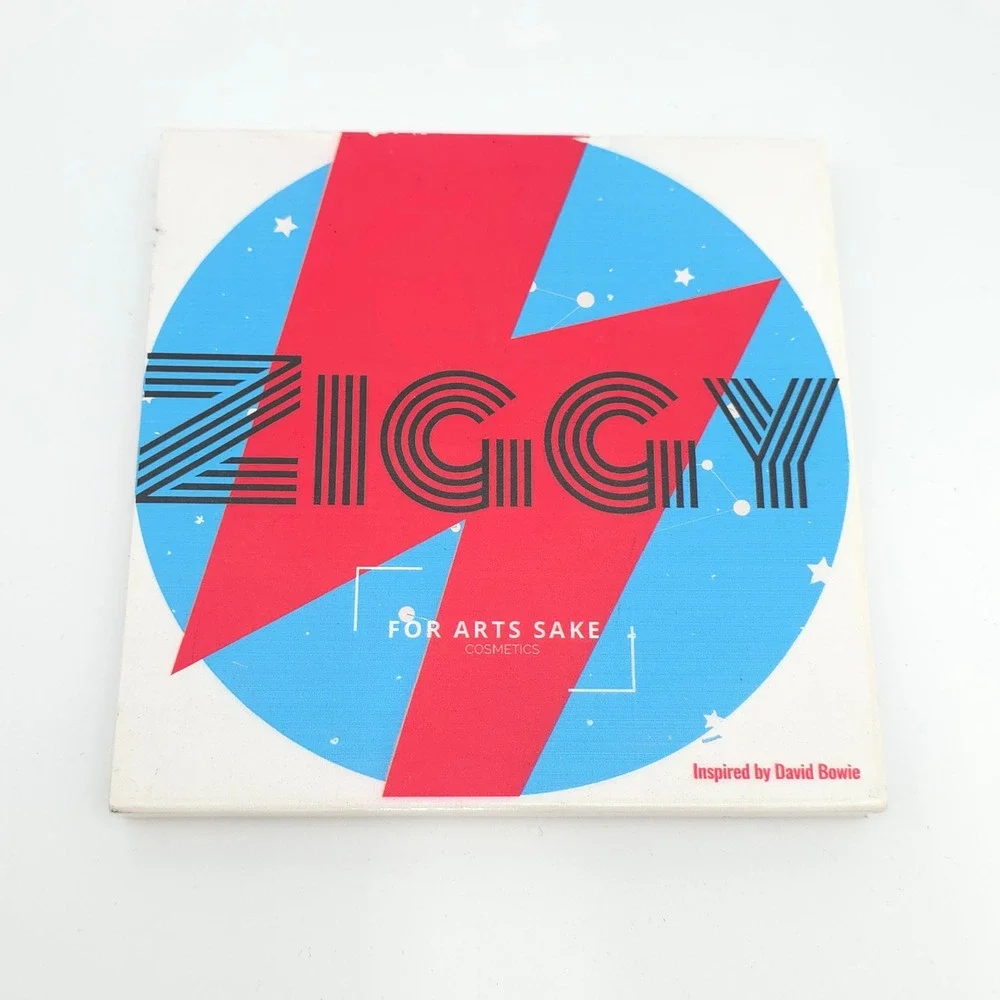 For Arts Sake Ziggy Eyeshadow Palette David Bowie‎ Inspired 9 Pan Glam Rock Red